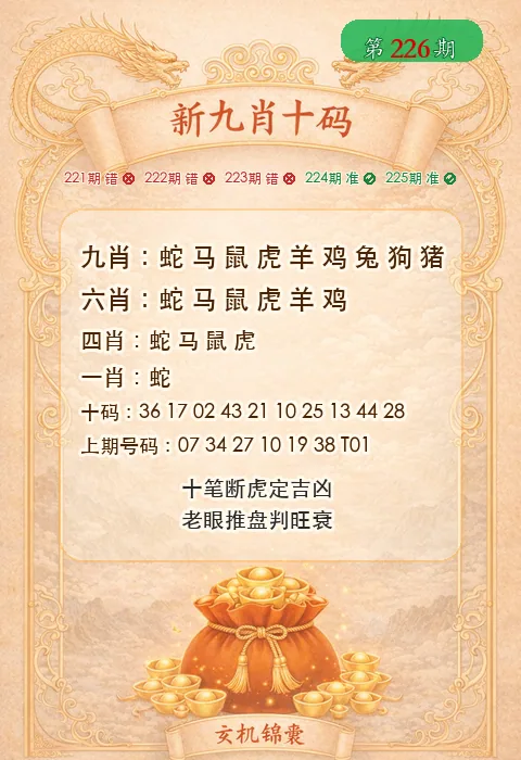 2026226期六合彩玄机图